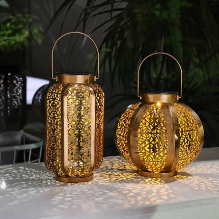 Elegant Solar Garden Lights | Durable Iron Design with Automatic Dusk Sensor | Waterproof Outdoor Lights for Stunning Ambiance 3