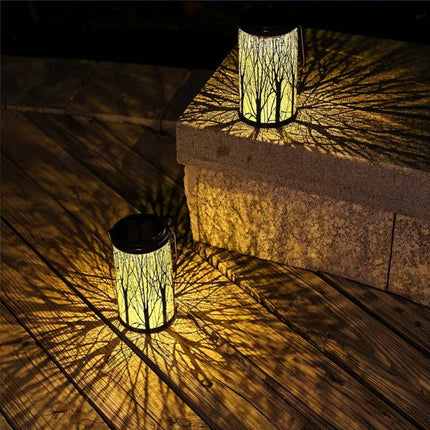 Elegant Solar Garden Lights | Durable Iron Design with Automatic Dusk Sensor | Waterproof Outdoor Lights for Stunning Ambiance 5