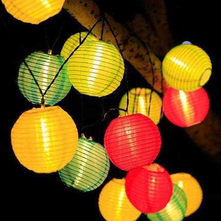 Elegant Solar Lantern String Lights with Waterproof Design | Versatile Outdoor Decor 6