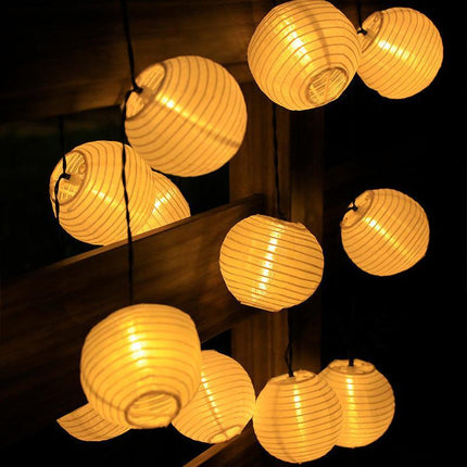 Elegant Solar Lantern String Lights with Waterproof Design | Versatile Outdoor Decor 7