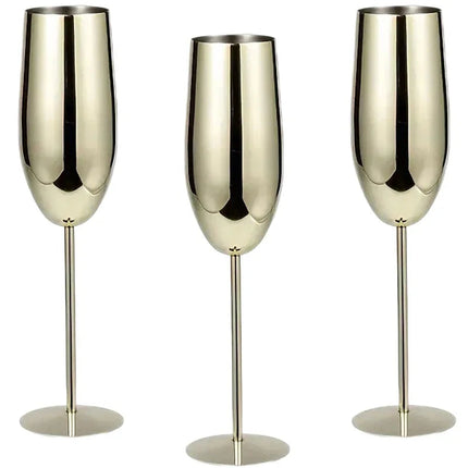 Elegant Stainless Steel Wine Glasses Set of 6 with Enhanced Chilling | Durable Design for Timeless Enjoyment 10