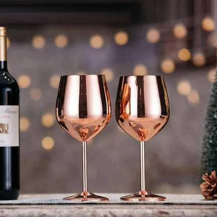 Elegant Stainless Steel Wine Glasses Set of 6 with Enhanced Chilling | Durable Design for Timeless Enjoyment 7