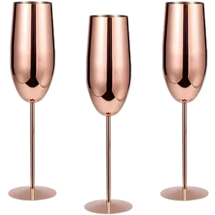 Elegant Stainless Steel Wine Glasses Set of 6 with Enhanced Chilling | Durable Design for Timeless Enjoyment 9