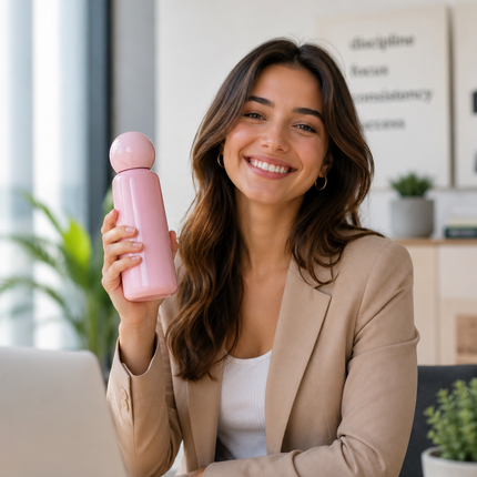 Elegant Steel | Water Bottle with Insulated Design & 2-Tone Finish for Perfect Hydration