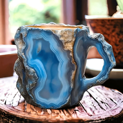 Elegant Stone Style Coffee Mug | Decorative Ceramic Drinkware for Daily Use 5