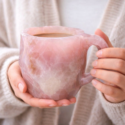 Elegant Stone Style Coffee Mug | Decorative Ceramic Drinkware for Daily Use 6