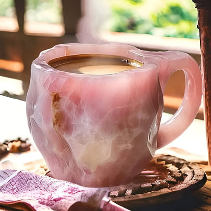 Elegant Stone Style Coffee Mug | Decorative Ceramic Drinkware for Daily Use 7