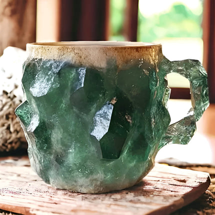 Elegant Stone Style Coffee Mug | Decorative Ceramic Drinkware for Daily Use 8