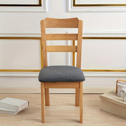 Elegant Stretch Fit Dining Chair Covers with Jacquard Fabric | Durable Protection for Modern Dining Rooms 6