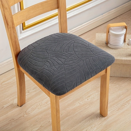 Elegant Stretch Fit Dining Chair Covers with Jacquard Fabric | Durable Protection for Modern Dining Rooms 9