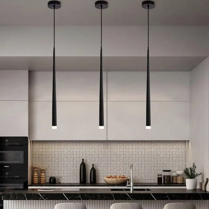 Elegant Teardrop Pendant Light | Glass Pendant Lighting with Adjustable Height | Modern Fixture for Stylish Home Decor 1