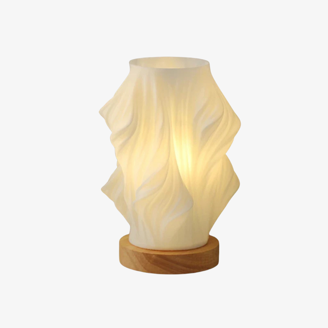 Elegant Textured Bedside Lamp with Adjustable Brightness | Modern Design for Cozy Ambiance 1