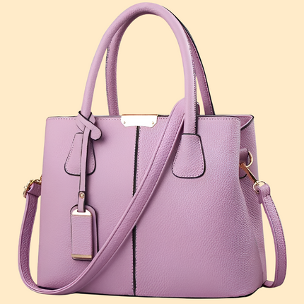 Elegant Tote Bag | Pebbled Leather Handbag with Adjustable Strap | Versatile Design for Everyday Use 0