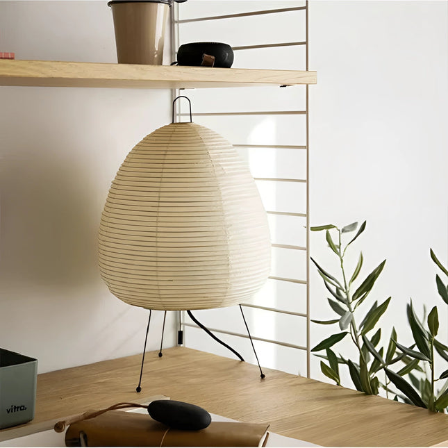 Elegant Tripod Floor Lamp | Japanese-Inspired Design with Soft Ambient Light | Perfect for Cozy Interiors 1