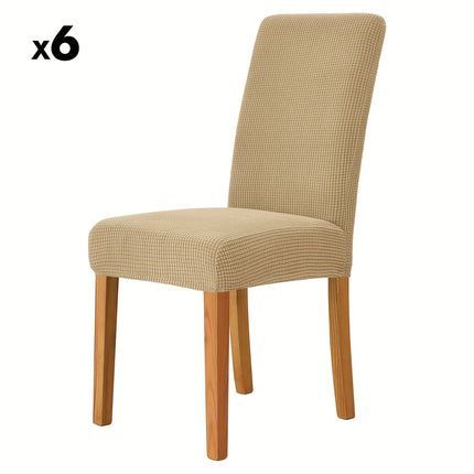Elegant Velvet Dining Chair Covers with Stretch Fit | Protective Slipcovers for Instant Room Upgrade 0