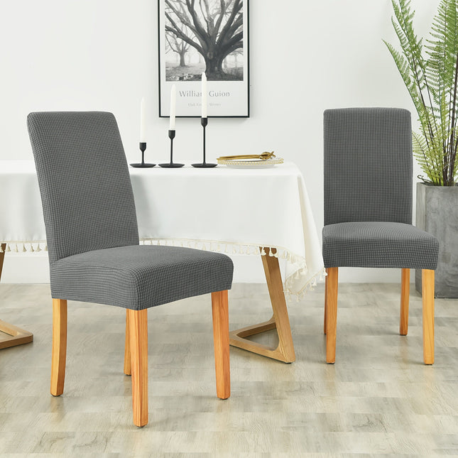 Elegant Velvet Dining Chair Covers with Stretch Fit | Protective Slipcovers for Instant Room Upgrade 1