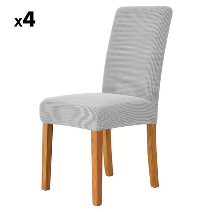 Elegant Velvet Dining Chair Covers with Stretch Fit | Protective Slipcovers for Instant Room Upgrade 10