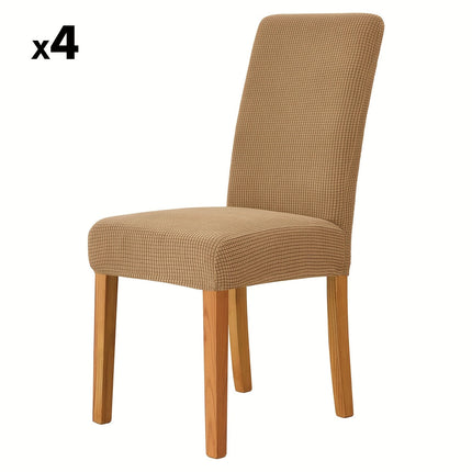 Elegant Velvet Dining Chair Covers with Stretch Fit | Protective Slipcovers for Instant Room Upgrade 17