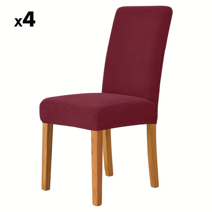 Elegant Velvet Dining Chair Covers with Stretch Fit | Protective Slipcovers for Instant Room Upgrade 18
