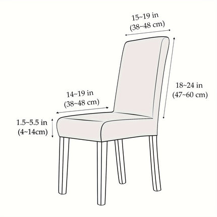 Elegant Velvet Dining Chair Covers with Stretch Fit | Protective Slipcovers for Instant Room Upgrade 4