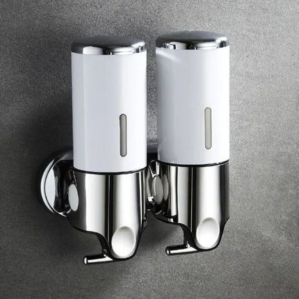 Elegant Wall-Mounted Soap Dispenser with Stainless Steel Design for Modern Spaces 12