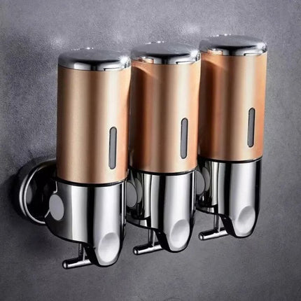 Elegant Wall-Mounted Soap Dispenser with Stainless Steel Design for Modern Spaces 18