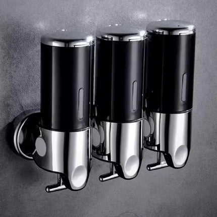 Elegant Wall-Mounted Soap Dispenser with Stainless Steel Design for Modern Spaces 20