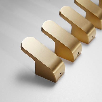 Elegant Wall Hooks | Modern Golden Brass Robe Hooks with Durable Design | Stylish Storage Solution for Organized Spaces 4