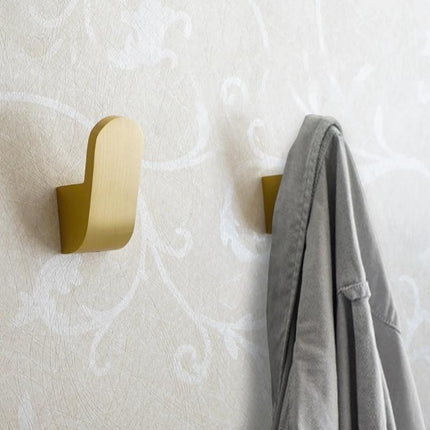 Elegant Wall Hooks | Modern Golden Brass Robe Hooks with Durable Design | Stylish Storage Solution for Organized Spaces 5