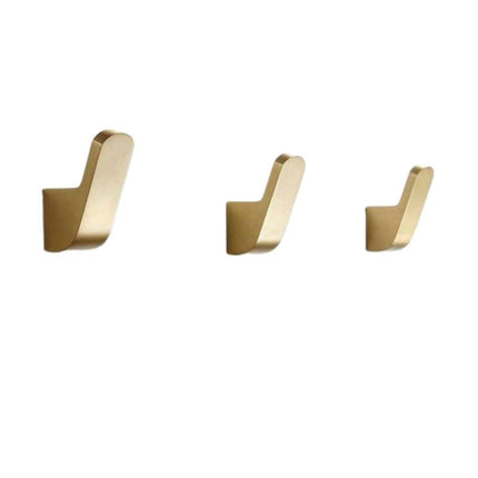 Elegant Wall Hooks | Modern Golden Brass Robe Hooks with Durable Design | Stylish Storage Solution for Organized Spaces 6