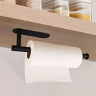Elegant Wall Kitchen Paper Towel Holder with Drill-Free Installation | Space-Saving Design for Organized Surfaces 0