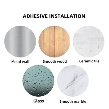Elegant Wall Kitchen Paper Towel Holder with Drill-Free Installation | Space-Saving Design for Organized Surfaces 4