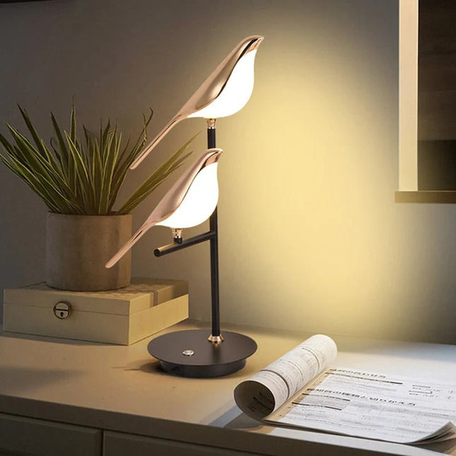 Elegant Wall Sconce | LED Wall Lamp with Bird Design & Warm Illumination for Cozy Ambiance 1