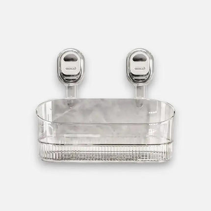 Elegant Wall Shelf | Suction Cup Storage Solution with Sturdy Support | Ideal for Kitchen and Bathroom Organization 4