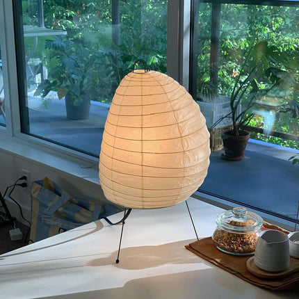 Elegant Washi Table Lamp with Soft Ambient Glow | Stylish Lighting for Modern Interiors 4