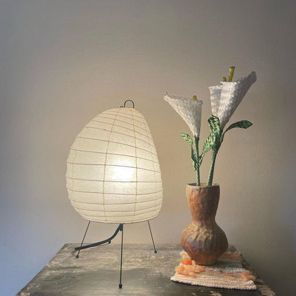 Elegant Washi Table Lamp with Soft Ambient Glow | Stylish Lighting for Modern Interiors 7