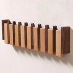 walnut and beech / 4 (32 cm x 15 cm)