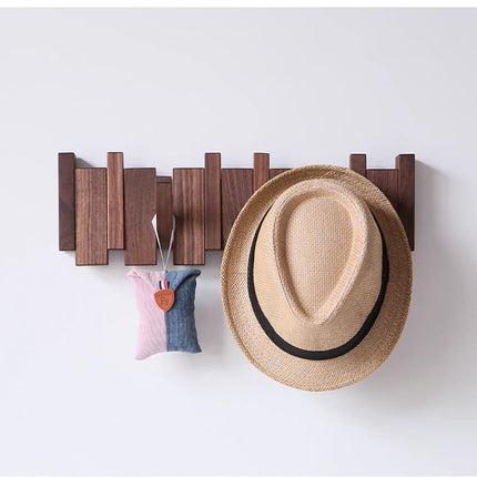 Elegant Wooden Coat Rack with Piano Design for Stylish Organization 3