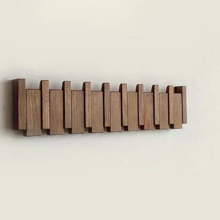 Elegant Wooden Coat Rack with Piano Design for Stylish Organization 7