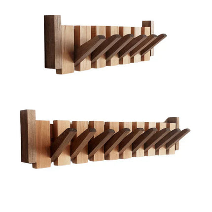 Elegant Wooden Coat Rack with Piano Design for Stylish Organization 8