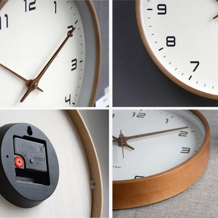 Elegant Wooden Wall Clock | Modern Wall Clock Decor with Silent Sweep Mechanism | Timeless Design for Any Space 5