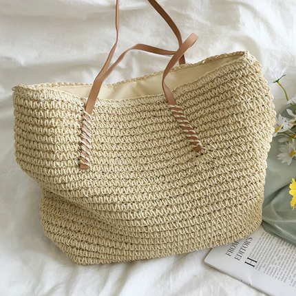 Elegant Woven Handbag with Sturdy Shoulder Strap for Stylish Versatility 9
