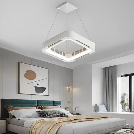 Elegant | Modern Ceiling Fan with LED Lighting & Chandelier Design for Stylish Airflow 7