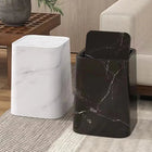 Trash Can with Swing Lid, Marble Kitchen Trash Can with Lid – image 8