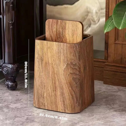 Trash Can with Swing Lid