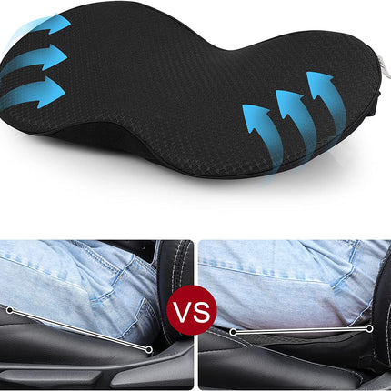 Elevate Your Drive | Car Seat Cushion with Non-Slip Base | Height Boost for Improved Driving Visibility 4