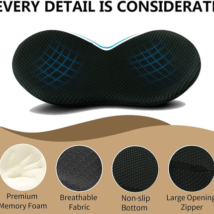 Elevate Your Drive | Car Seat Cushion with Non-Slip Base | Height Boost for Improved Driving Visibility 6