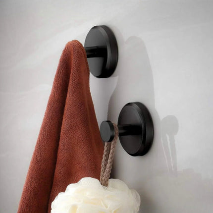 Elevated Suction Wall Hooks | No-Drill 4-Pack with Sleek Design | Effortless Home Organization Solution 0