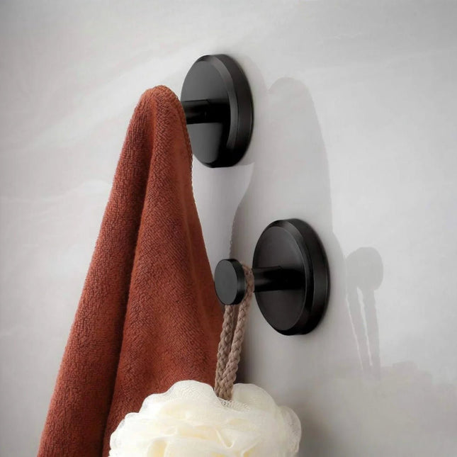 Elevated Suction Wall Hooks | No-Drill 4-Pack with Sleek Design | Effortless Home Organization Solution 0