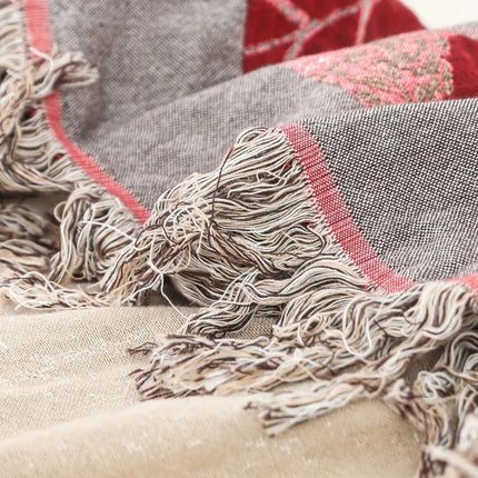 Elira Rose | Floral Cotton Blanket with Jacquard Accents | Lightweight Design for Year-Round Comfort 2